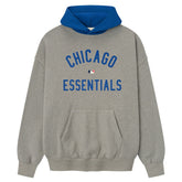 Chicago Cubs Fear of God x MLB Sport Fit Hoodie - Warm Heather Gray/Royal