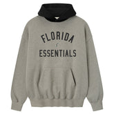 Florida Marlins Fear of God x MLB Sport Fit Hoodie - Warm Heather Gray/Black
