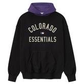 Colorado Rockies Fear of God x MLB Sport Fit Hoodie - Heather Black/Purple