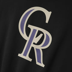 Colorado Rockies Fear of God x MLB Sport Fit Hoodie - Heather Black/Purple