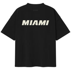 Miami Heat Fear of God x NBA Unisex 90s T-Shirt - Heather Black shop