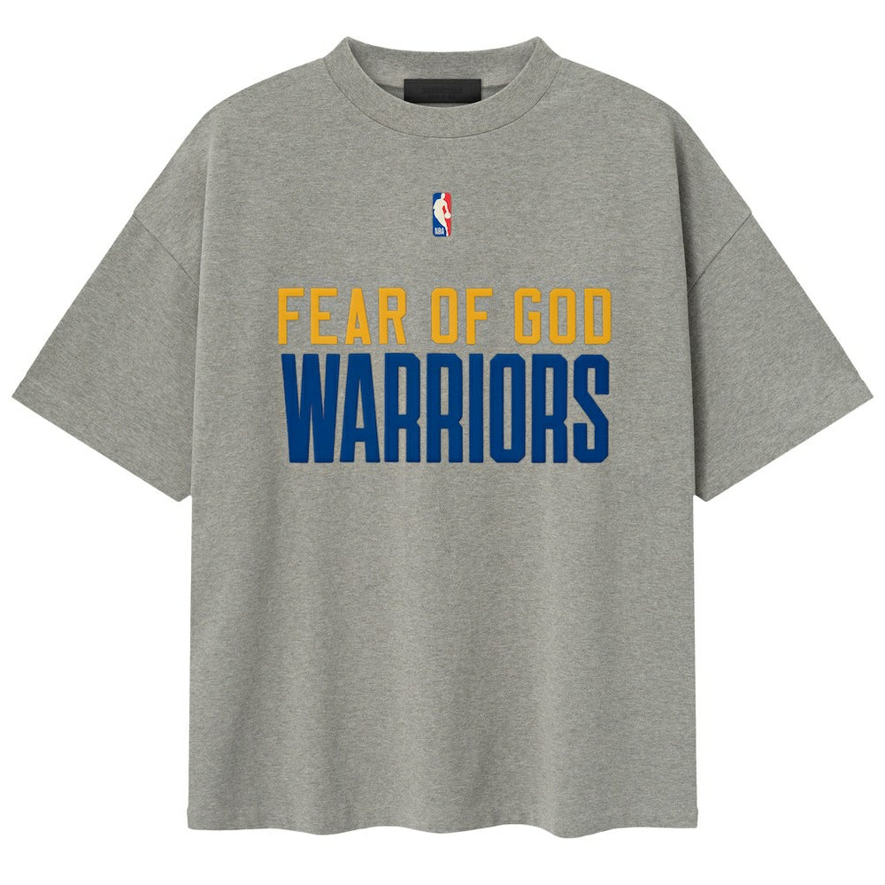 Golden State Warriors Fear of God x NBA Unisex 90s T-Shirt sale - Heather Gray shop
