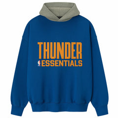 Oklahoma City Thunder Fear of God x NBA Unisex Sport Hoodie - Blue/Heather Gray sale