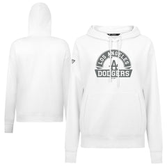 Los Angeles Dodgers Levelwear Women's Adorn Banner Arch Hoodie - White