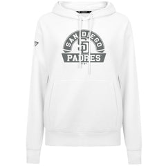 San Diego Padres Levelwear Women's Adorn Banner Arch Hoodie - White
