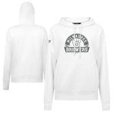 Milwaukee Brewers Levelwear Women's Adorn Banner Arch Hoodie - White