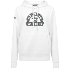 Houston Astros Levelwear Women's Adorn Banner Arch Hoodie - White