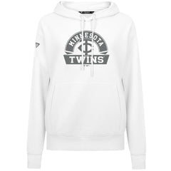 Minnesota Twins Levelwear Women's Adorn Banner Arch Hoodie - White