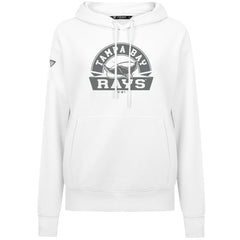 Tampa Bay Rays Levelwear Women's Adorn Banner Arch Hoodie - White