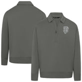San Francisco Giants Levelwear Women's Canmore Chenille Logo Quarter-Zip Top - Stone