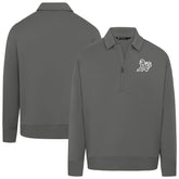 Athletics Levelwear Women's Canmore Chenille Logo Quarter-Zip Top - Stone