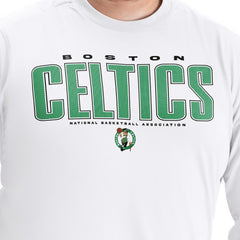Boston Celtics G-III Sports by Carl Banks Adaptive Printed Mesh Effect Long Sleeve T-Shirt - White discount