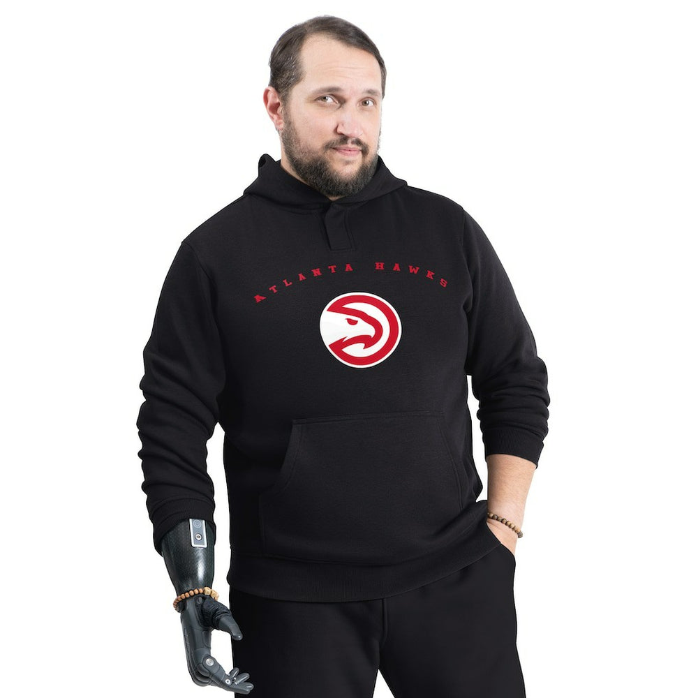 Atlanta Hawks G-III Sports by Carl Banks Adaptive Team Arc Fleece Hoodie - Black sale