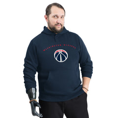 Washington Wizards G-III Sports by Carl Banks Adaptive Team Arc Fleece Hoodie - Navy for sale