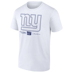 Jaxson Dart New York Giants Tonal Name & Number T-Shirt - White sale