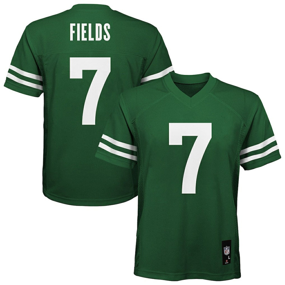 Justin Fields New York Jets Youth Replica Player Jersey - Legacy Green | Nike outlet