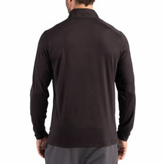 Detroit Lions Cutter & Buck Coastline Epic Comfort Recycled Quarter-Zip Pullover - Black for sale