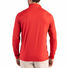 Tampa Bay Buccaneers Cutter & Buck Coastline Epic Comfort Recycled Quarter-Zip Pullover - Red for sale