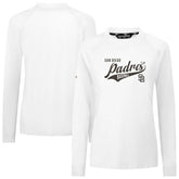 San Diego Padres Levelwear Women's Slender Glide T-Shirt - White