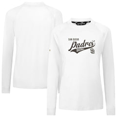 San Diego Padres Levelwear Women's Slender Glide T-Shirt - White