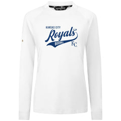 Kansas City Royals Levelwear Women's Slender Glide T-Shirt - White