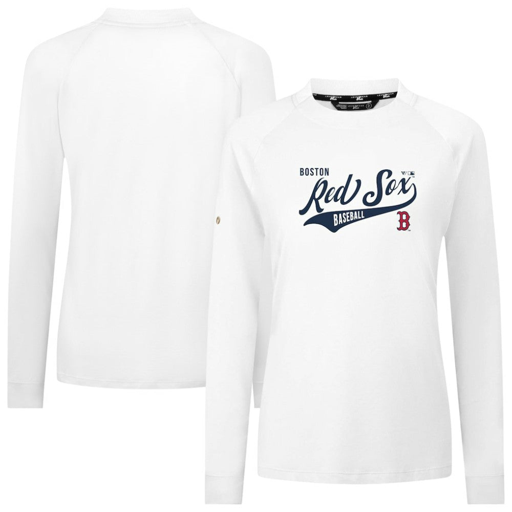 Boston Red Sox Levelwear Women's Slender Glide T-Shirt - White