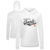 San Francisco Giants Levelwear Women's Slender Glide Raglan Hoodie - White