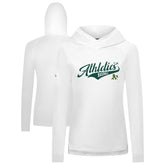 Athletics Levelwear Women's Slender Glide Raglan Hoodie - White
