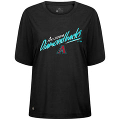 Arizona Diamondbacks Levelwear Women's Bloom Sizzle T-Shirt - Black