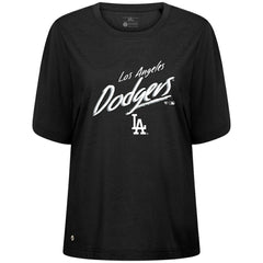 Los Angeles Dodgers Levelwear Women's Bloom Sizzle T-Shirt - Black