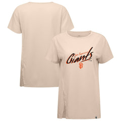 San Francisco Giants Levelwear Women's Influx Sizzle T-Shirt - Khaki