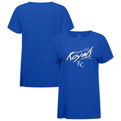 Kansas City Royals Levelwear Women's Influx Sizzle T-Shirt - Royal