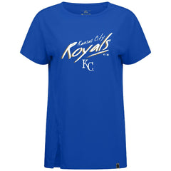 Kansas City Royals Levelwear Women's Influx Sizzle T-Shirt - Royal