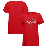 Boston Red Sox Levelwear Women's Influx Sizzle T-Shirt - Red