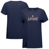 Houston Astros Levelwear Women's Influx Journey T-Shirt - Navy
