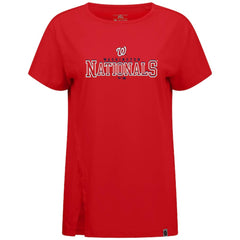 Washington Nationals Levelwear Women's Influx Journey T-Shirt - Red
