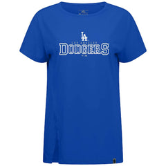 Los Angeles Dodgers Levelwear Women's Influx Journey T-Shirt - Royal