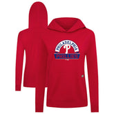 Philadelphia Phillies Levelwear Women's Relay Banner Arch Long Sleeve T-Shirt Hoodie - Red