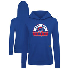 Chicago Cubs Levelwear Women's Relay Banner Arch Long Sleeve T-Shirt Hoodie - Royal