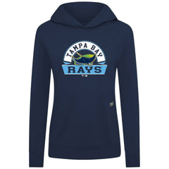 Tampa Bay Rays Levelwear Women's Relay Banner Arch Long Sleeve T-Shirt Hoodie - Navy