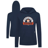 Houston Astros Levelwear Women's Relay Banner Arch Long Sleeve T-Shirt Hoodie - Navy