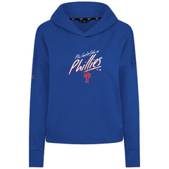 Philadelphia Phillies Levelwear Women's Sweet Sizzle Tri-Blend Hoodie - Royal