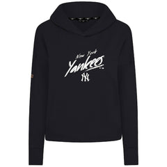 New York Yankees Levelwear Women's Sweet Sizzle Tri-Blend Hoodie - Black