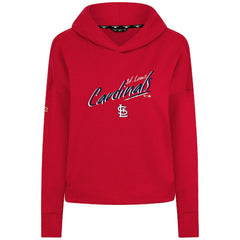 St. Louis Cardinals Levelwear Women's Sweet Sizzle Tri-Blend Hoodie - Red