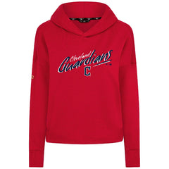 Cleveland Guardians Levelwear Women's Sweet Sizzle Tri-Blend Hoodie - Red