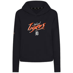 Detroit Tigers Levelwear Women's Sweet Sizzle Tri-Blend Hoodie - Black