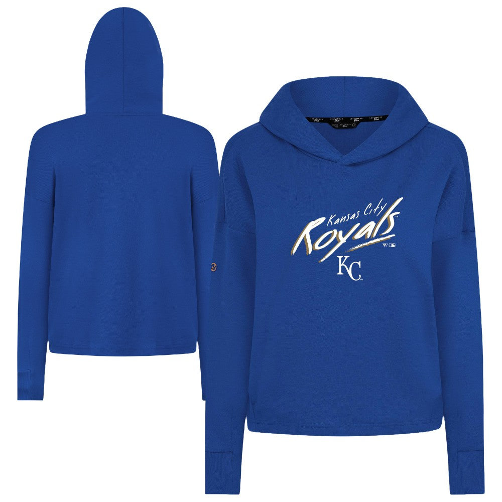 Kansas City Royals Levelwear Women's Sweet Sizzle Tri-Blend Hoodie - Royal