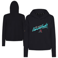 Arizona Diamondbacks Levelwear Women's Sweet Sizzle Tri-Blend Hoodie - Black