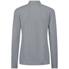 Miami Marlins Levelwear Women's Upright Insignia 2.0 Quarter-Zip Tri-Blend Top - Gray