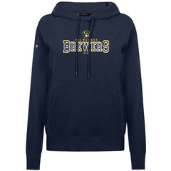 Milwaukee Brewers Levelwear Women's Adorn Journey Hoodie - Navy